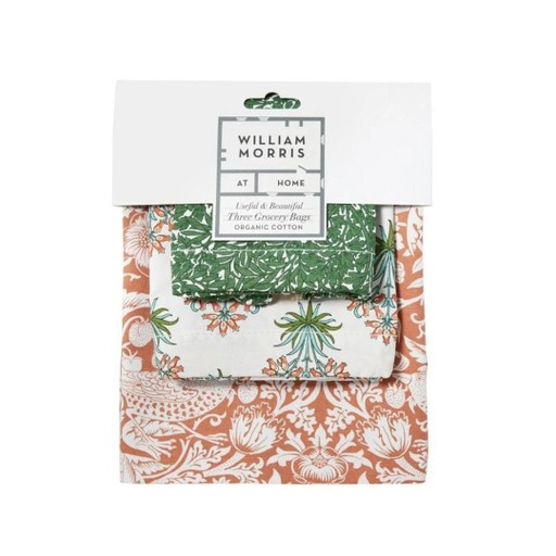 Bomullspåsar 3 set - Strawberry Thief, Foliage och Hyacinth Bomullspåsar 3 set - Strawberry Thief, Foliage och Hyacinth