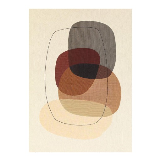 Väggbonad Oval, 100x127 cm