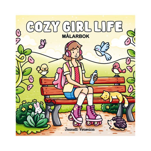 Cozy Girl life : Målarbok
