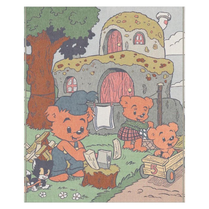 Pläd Bamse Hem ljuva hem 140x170cm