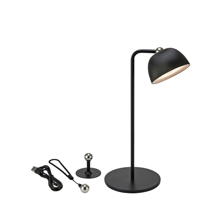 Uppladdningsbar lampa Diverse Svart