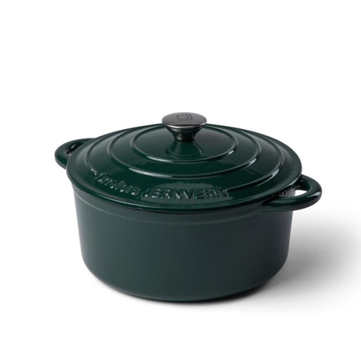 Gjutjärnsgryta 5 l Mörkgrön