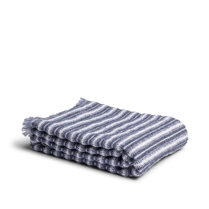 Badlakan Melange, 80x160 cm Marinblå