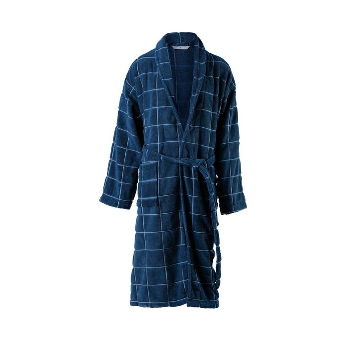 Badrock/Morgonrock Frotté Marinblå