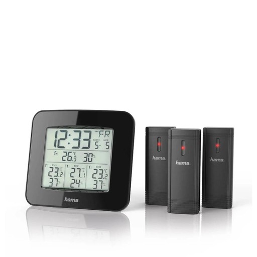 HAMA Väderstation EWS-Trio 3x Sensor 