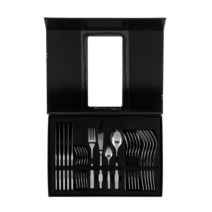 Bestickset stål 24 delar