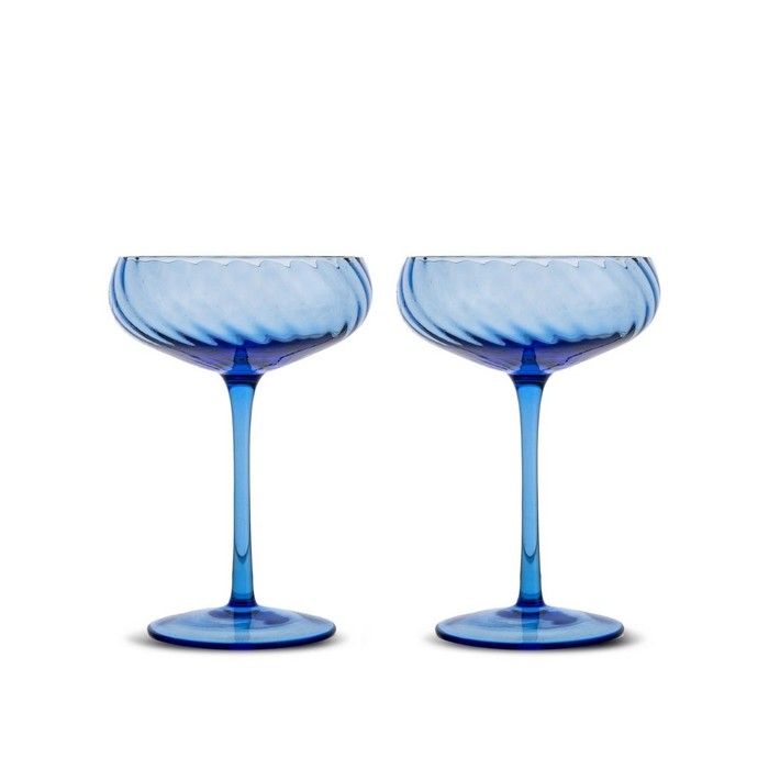 Champagnekupa Opacity 4-pack Blå