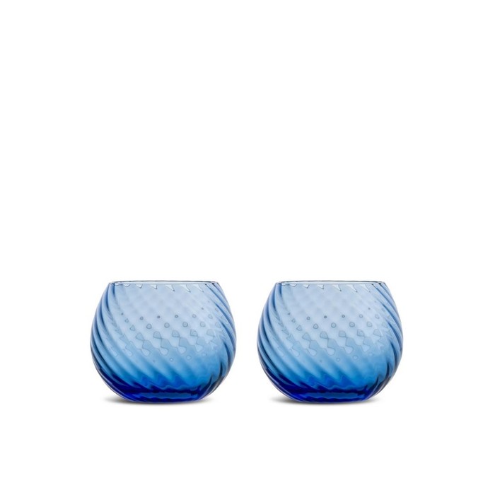 Vattenglas Opacity 4-pack Blå