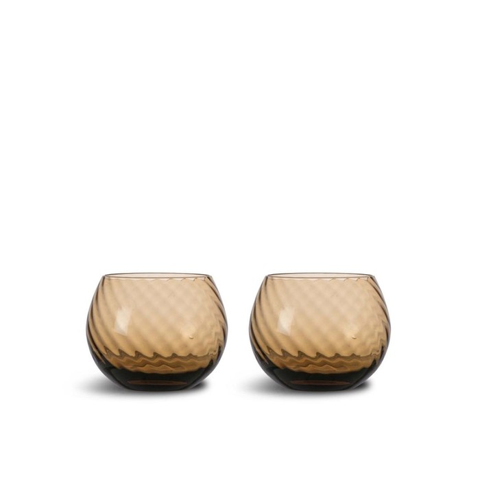 Vattenglas Opacity 4-pack Vattenglas Opacity 4-pack Brun