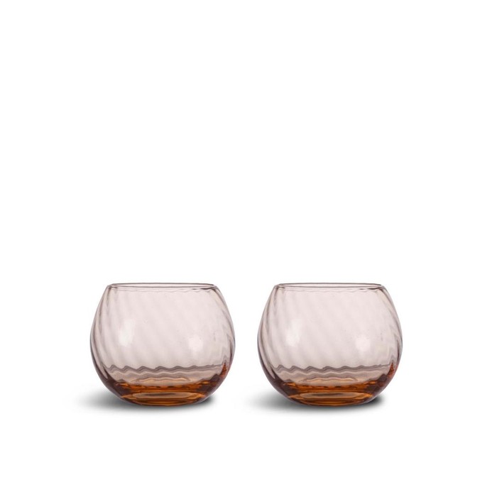 Vattenglas Opacity 4-pack Vattenglas Opacity 4-pack Persika