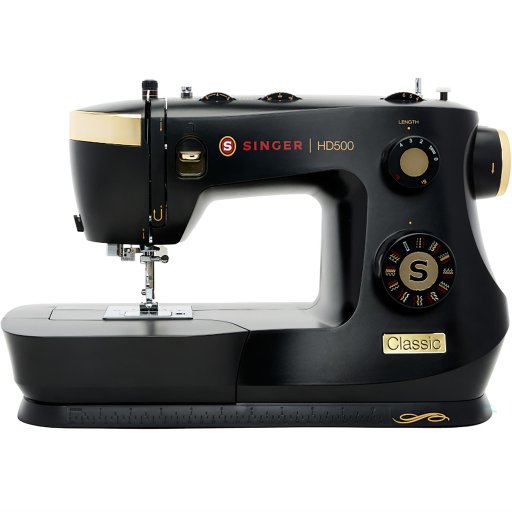 Singer HD500 Classic symaskin – svart och guld
