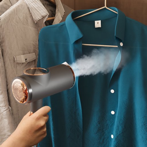 Garment Steamer 2 in 1 med Noppborttagare