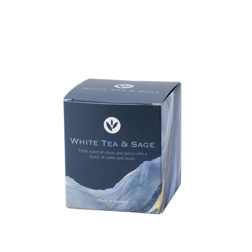 Doftljus White Tea & Sage