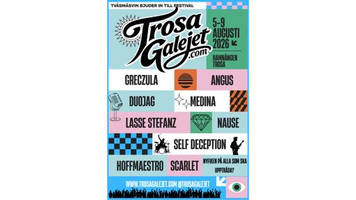 Stadsgalejet i Trosa 5-9 augusti!