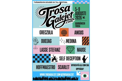 Stadsgalejet i Trosa 5-9 augusti!