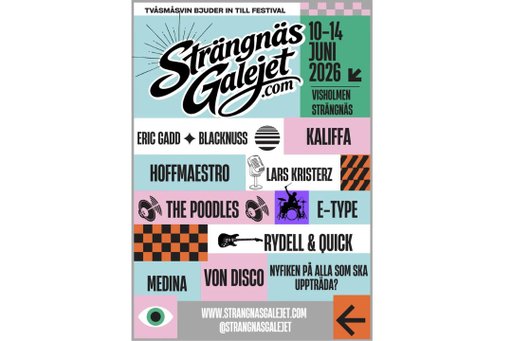 Stadsgalejet i Strängnäs 10-14 juni!