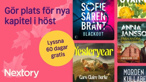 Nextory - prova gratis i 60 dagar