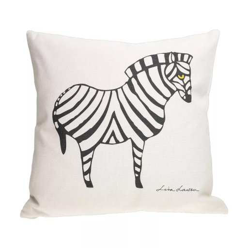 Kuddfodral Zebra svart