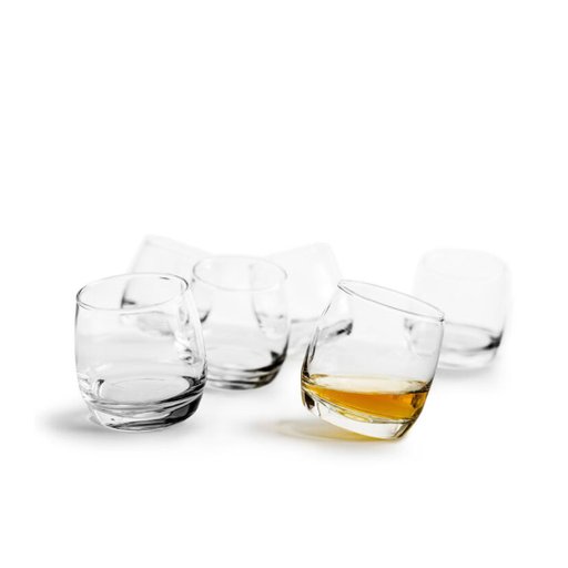 Glas, tumblers med rundad botten, 6-pack. 