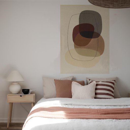 Väggbonad Oval, 100x127 cm Väggbonad Oval, 100x127 cm