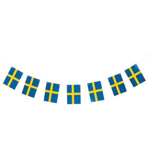 Girlang - Svenska flaggan Girlang - Svenska flaggan