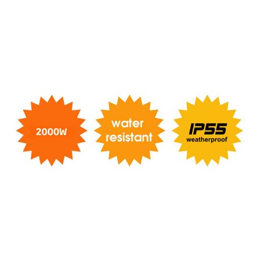 Infravärme Veito Blade 2000W Black Infravärme Veito Blade 2000W Black