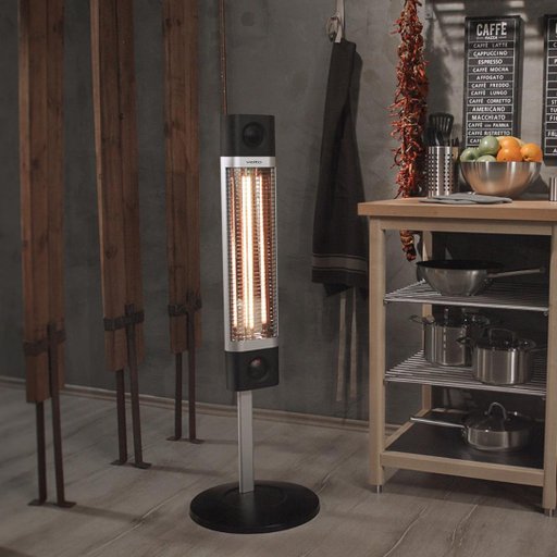 Infravärme Golvmodell Veito CH1800RE Black Infravärme Golvmodell Veito CH1800RE Black