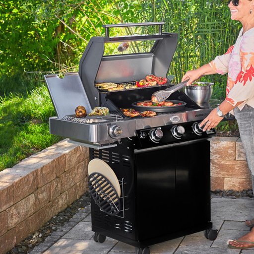 Gasgrill Videro G3-S Vario+, 17000 watt + cover Gasgrill Videro G3-S Vario+, 17000 watt + cover