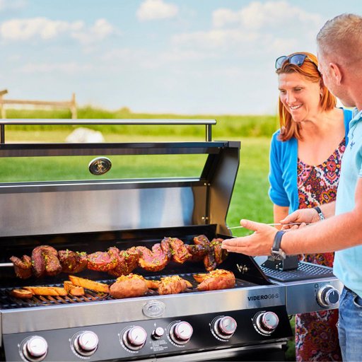 Gasgrill Videro G6-S Vario+, 27500 watt + cover Gasgrill Videro G6-S Vario+, 27500 watt + cover