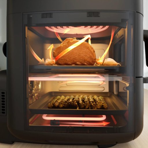Airfryer 2 i 1 Kombination med Ugn 6,4 + 4,4 Liter Airfryer 2 i 1 Kombination med Ugn 6,4 + 4,4 Liter