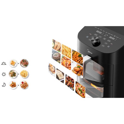 Airfryer 2 i 1 Kombination med Ugn 6,4 + 4,4 Liter Airfryer 2 i 1 Kombination med Ugn 6,4 + 4,4 Liter