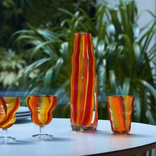 Karaff Folk Orange/röd/gul Karaff Folk Orange/röd/gul