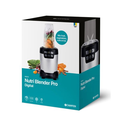 Nutrition Blender Pro Digital 1200W NB500 Svart/Silver Nutrition Blender Pro Digital 1200W NB500 Svart/Silver