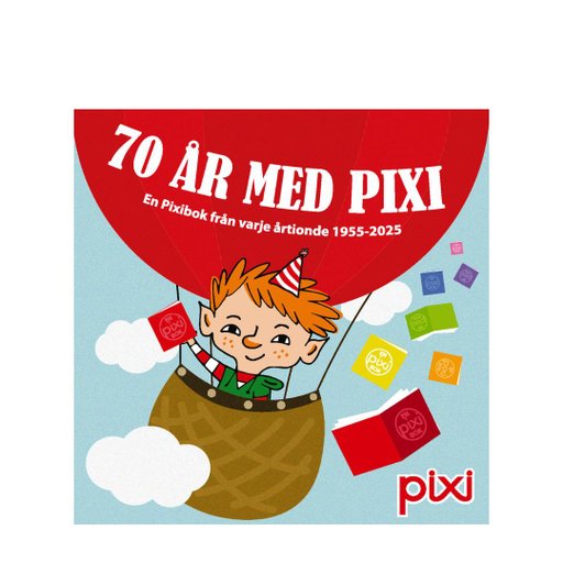 Pixibox: 70 år med pixi. En Pixibok från varje årtionde 1955-2025 Pixibox: 70 år med pixi. En Pixibok från varje årtionde 1955-2025