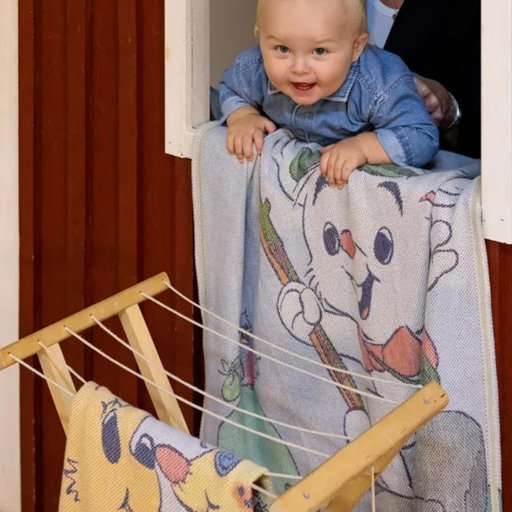 Babyfilt Lille Skutt Äventyr 72x105cm Babyfilt Lille Skutt Äventyr 72x105cm