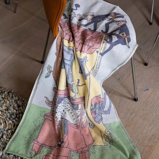 Babyfilt Pippi Villa Villekulla 72x105cm Babyfilt Pippi Villa Villekulla 72x105cm