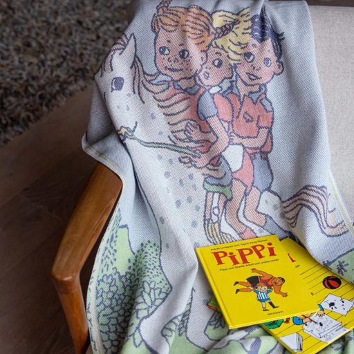 Babyfilt Pippi Ridtur 72x105