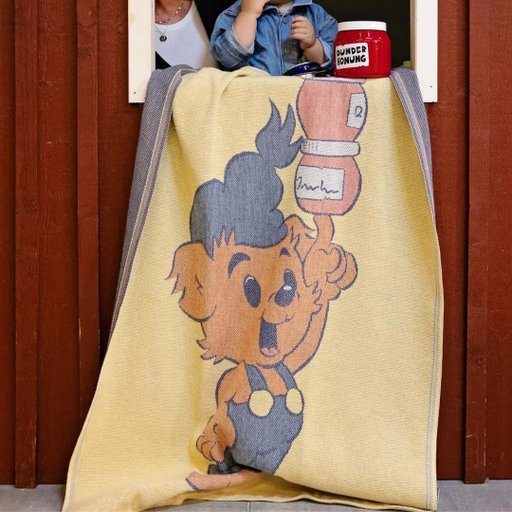 Babyfilt Bamse Dunderhonung 72x105cm Babyfilt Bamse Dunderhonung 72x105cm