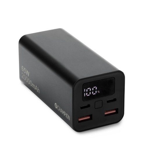 PowerBank 20.000 mAh 65W PD Svart PowerBank 20.000 mAh 65W PD Svart