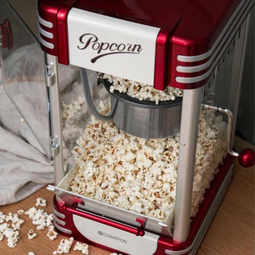 Popcornmaskin Retro XL PCM406 Röd Metallic Popcornmaskin Retro XL PCM406 Röd Metallic