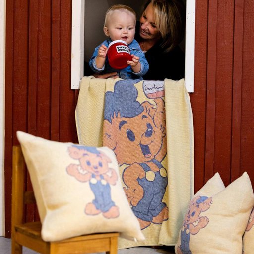 Kuddfodral Bamse 40x40 cm Kuddfodral Bamse 40x40 cm