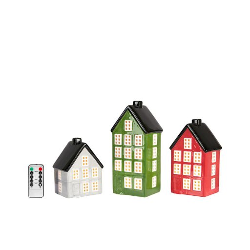 Dekorationshus Portree, 3-set