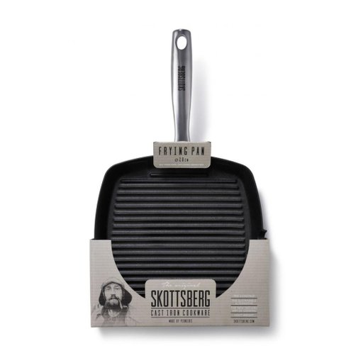 Grillpanna 28 cm, gjutjärn