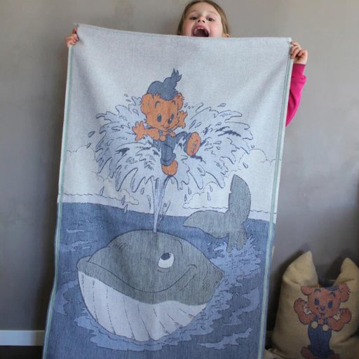 Babyfilt Bamse Skattsökarfärden 72X105cm