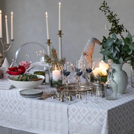 Bordsduk Åttebladrose