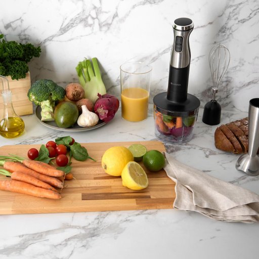 Stavmixer MultiKit 1000W STM600 Rostfri/Svart