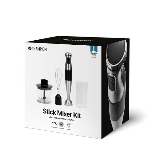 Stavmixer MultiKit 1000W STM600 Rostfri/Svart