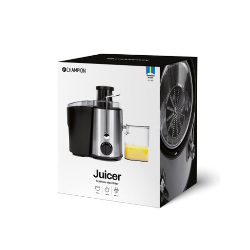 Råsaftcentrifug 0,5L 600W RS400 Rostfri/Svart