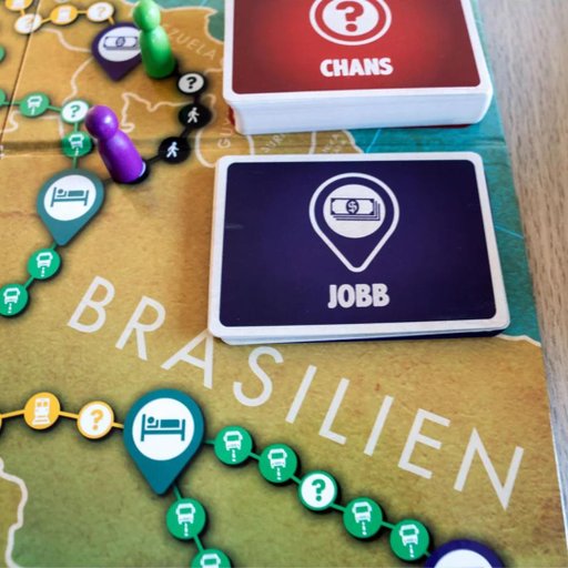 Brädspel Race Across the World Sverige 