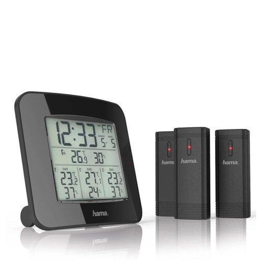 HAMA Väderstation EWS-Trio 3x Sensor 